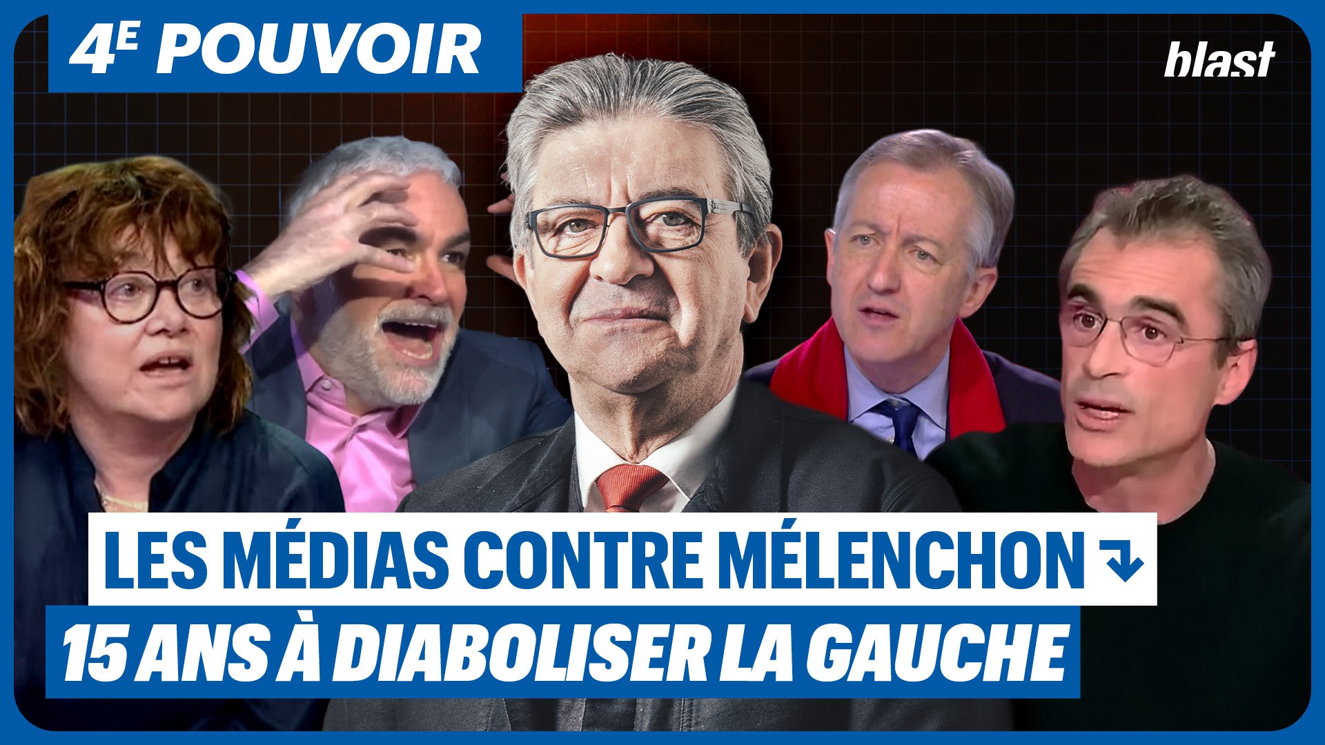 Les médias contre Mélenchon : 15 ans à diaboliser la gauche